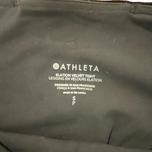 NWT Athleta Elevation Velvet Tight - Picture 8 of 11